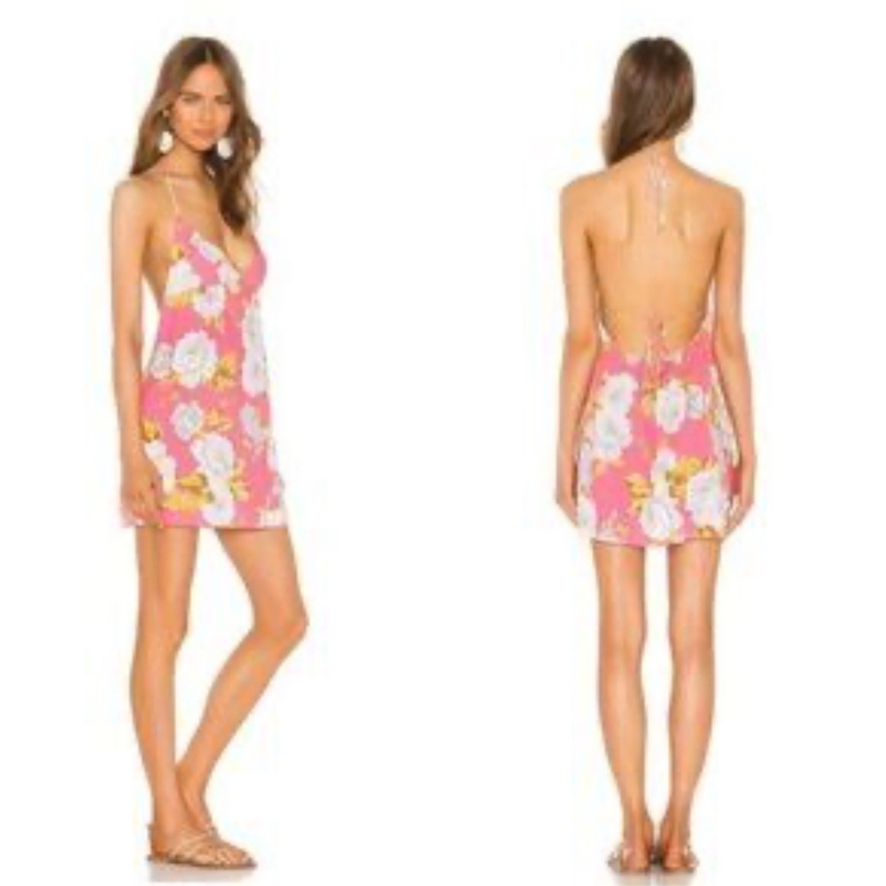 Tularosa Pink Floral Dress